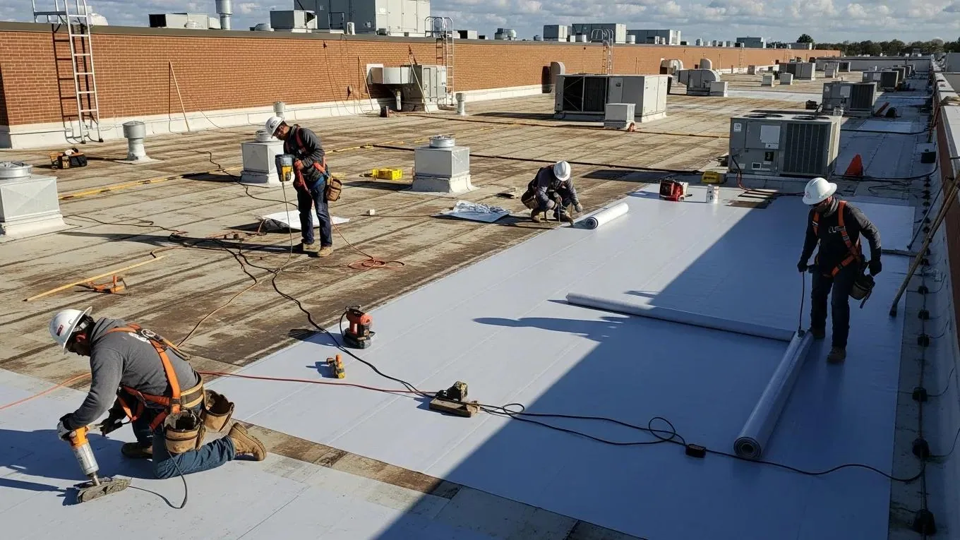 Membrane Puncture and Foot-Traffic Damage Repair in Bellingham, WA