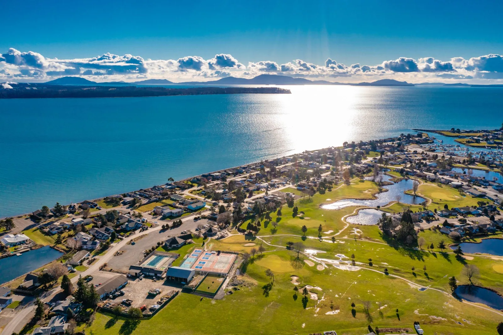 the Whatcom Waterway waterfront