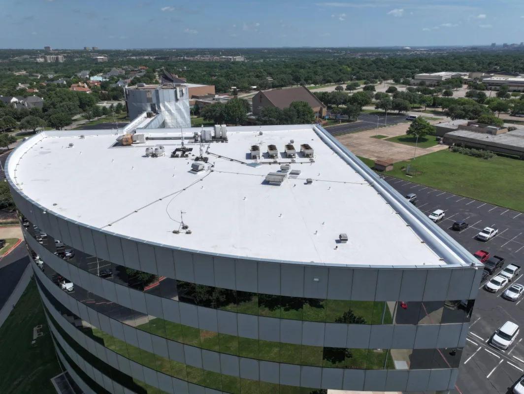 occupied building reroofing